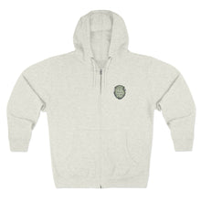 Zip Hoodie — "What An Absolute Shit Show" Vintage Crest Graphic
