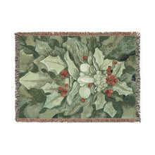 Woven Throw Blanket — The Holly King