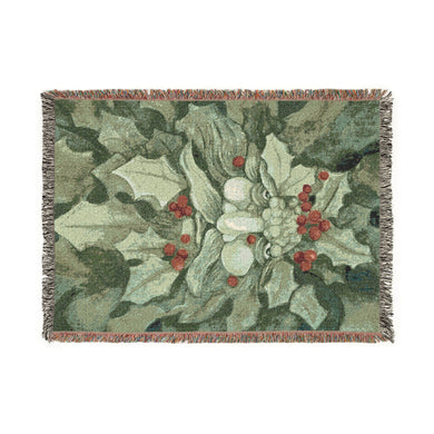 Woven Throw Blanket — The Holly King
