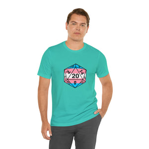 Trans Pride D20 - Unisex Jersey Short Sleeve Tee