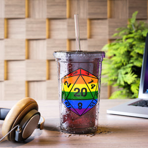 Rainbow Pride D20 - Insulated Cup