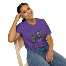 Girls Will Be Girls Witch Cat T-Shirt