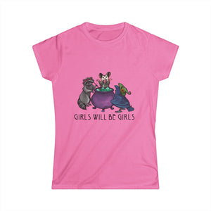 Girls will be girls - Woodland Coven Women's Softstyle Tee