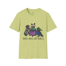 Girls Will Be Girls Witch Cat T-Shirt