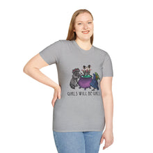 Girls Will Be Girls Witch Cat T-Shirt