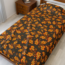 Autumn Oaks - Velveteen Plush Blanket
