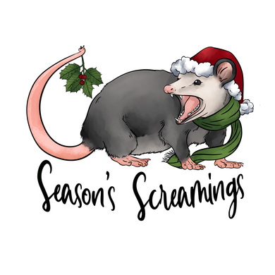 Season's Screamings Sticker