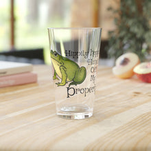 "Hippity Hoppity Hands Off My Property - Pint Glass (16oz)
