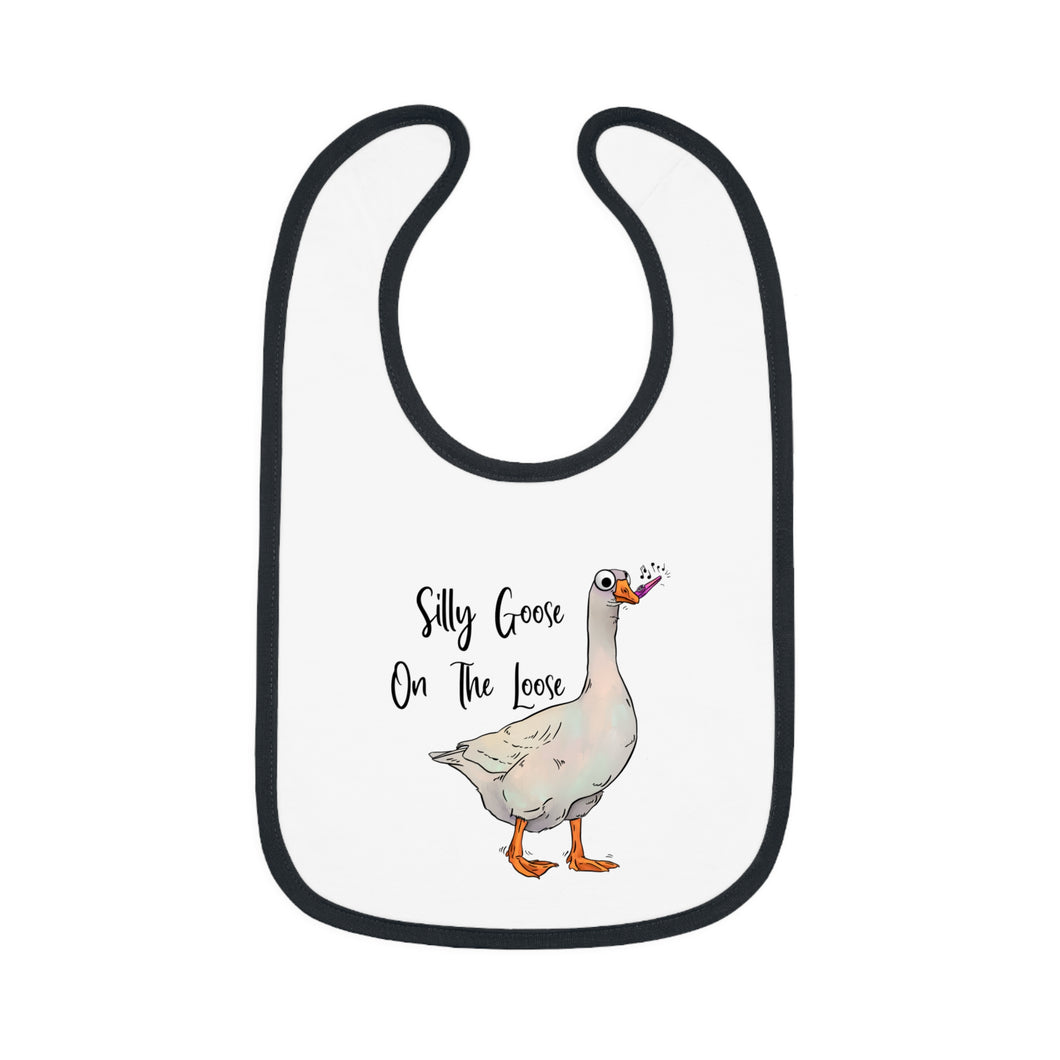 Silly Goose On The Loose - Baby Bib