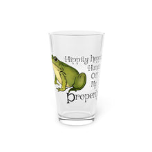 "Hippity Hoppity Hands Off My Property - Pint Glass (16oz)
