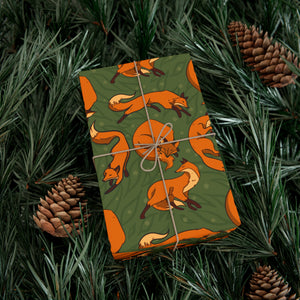 Fox Forest Gift Wrap Papers