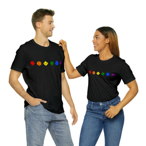 Pride Dice - Unisex Jersey Short Sleeve Tee