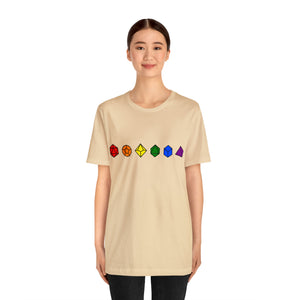 Pride Dice - Unisex Jersey Short Sleeve Tee