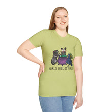 Girls Will Be Girls Witch Cat T-Shirt