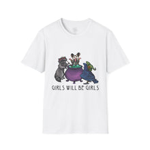 Girls Will Be Girls Witch Cat T-Shirt