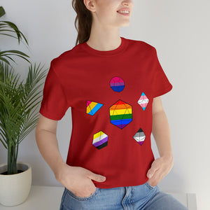 Pride Dice - Unisex Jersey Short Sleeve Tee