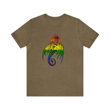 Rainbow Pride Dragon - Unisex Jersey Short Sleeve Tee