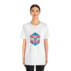 Trans Pride D20 - Unisex Jersey Short Sleeve Tee