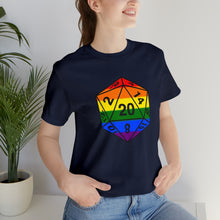 Rainbow Pride D20 - Unisex Jersey Short Sleeve Tee