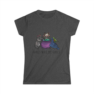Girls will be girls - Woodland Coven Women's Softstyle Tee