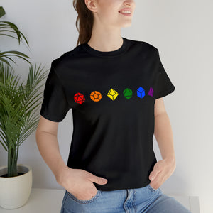 Pride Dice - Unisex Jersey Short Sleeve Tee