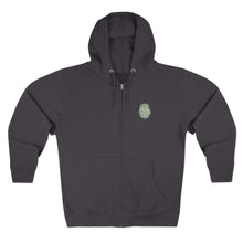 Zip Hoodie — "What An Absolute Shit Show" Vintage Crest Graphic
