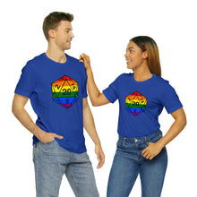 Rainbow Pride D20 - Unisex Jersey Short Sleeve Tee