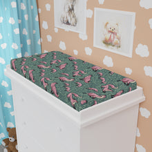 Aurelia Teal Baby Changing Pad Cover