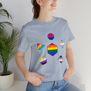 Pride Dice - Unisex Jersey Short Sleeve Tee