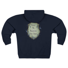 Zip Hoodie — "What An Absolute Shit Show" Vintage Crest Graphic
