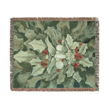 Woven Throw Blanket — The Holly King