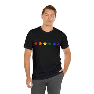 Pride Dice - Unisex Jersey Short Sleeve Tee