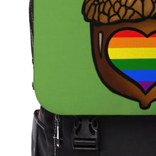 Rainbow Pride Gaycorn Casual Shoulder Backpack