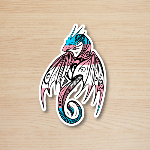 Trans Pride Rainbow Sticker