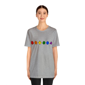 Pride Dice - Unisex Jersey Short Sleeve Tee