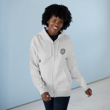 Zip Hoodie — "What An Absolute Shit Show" Vintage Crest Graphic