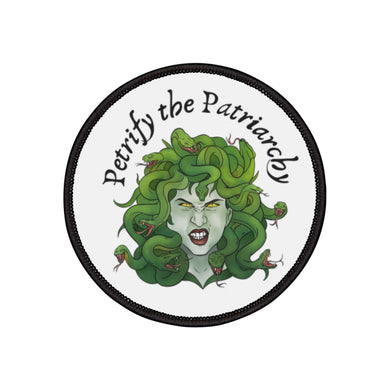 Empowering Iron-On Patch - 'Petrify the Patriarchy' Designs