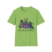 Girls Will Be Girls Witch Cat T-Shirt