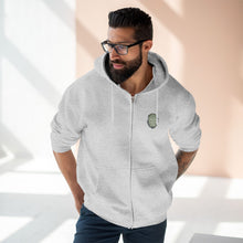 Zip Hoodie — "What An Absolute Shit Show" Vintage Crest Graphic