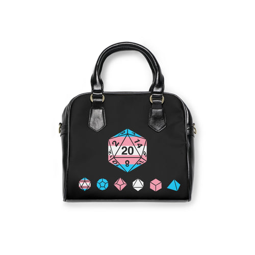Trans Pride D20 - Shoulder Handbag