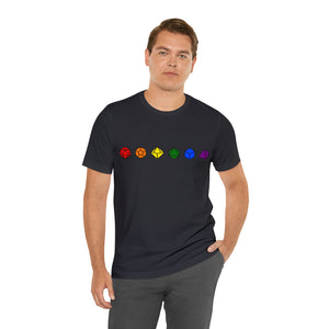 Pride Dice - Unisex Jersey Short Sleeve Tee