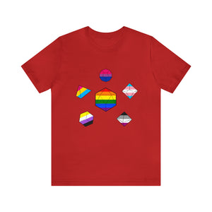 Pride Dice - Unisex Jersey Short Sleeve Tee