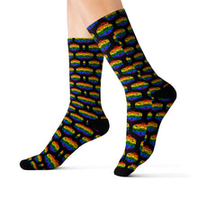 Pride Rainbow D20 Socks