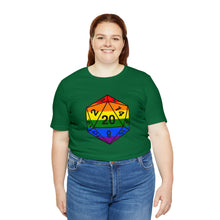 Rainbow Pride D20 - Unisex Jersey Short Sleeve Tee