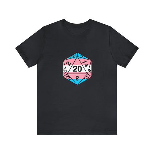 Trans Pride D20 - Unisex Jersey Short Sleeve Tee