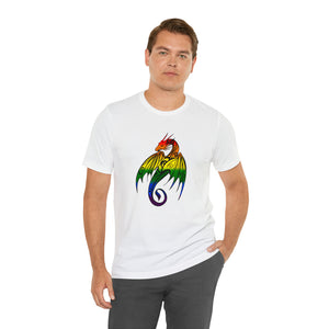 Rainbow Pride Dragon - Unisex Jersey Short Sleeve Tee