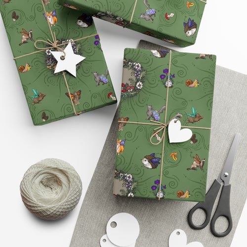 Forest friends Gift Wrap Papers