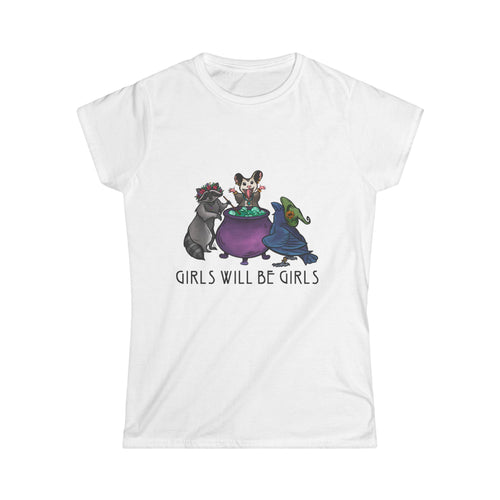 Girls will be girls - Woodland Coven Women's Softstyle Tee
