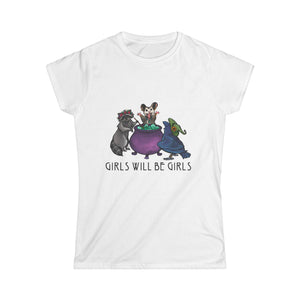 Girls will be girls - Woodland Coven Women's Softstyle Tee