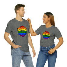 Rainbow Pride D20 - Unisex Jersey Short Sleeve Tee